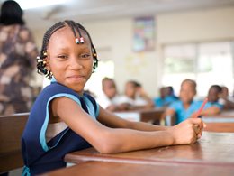 Mädchen in der SOS-Schule in Lagos; Nigeria