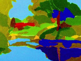 Ems in Bentlage, Collage, 2009