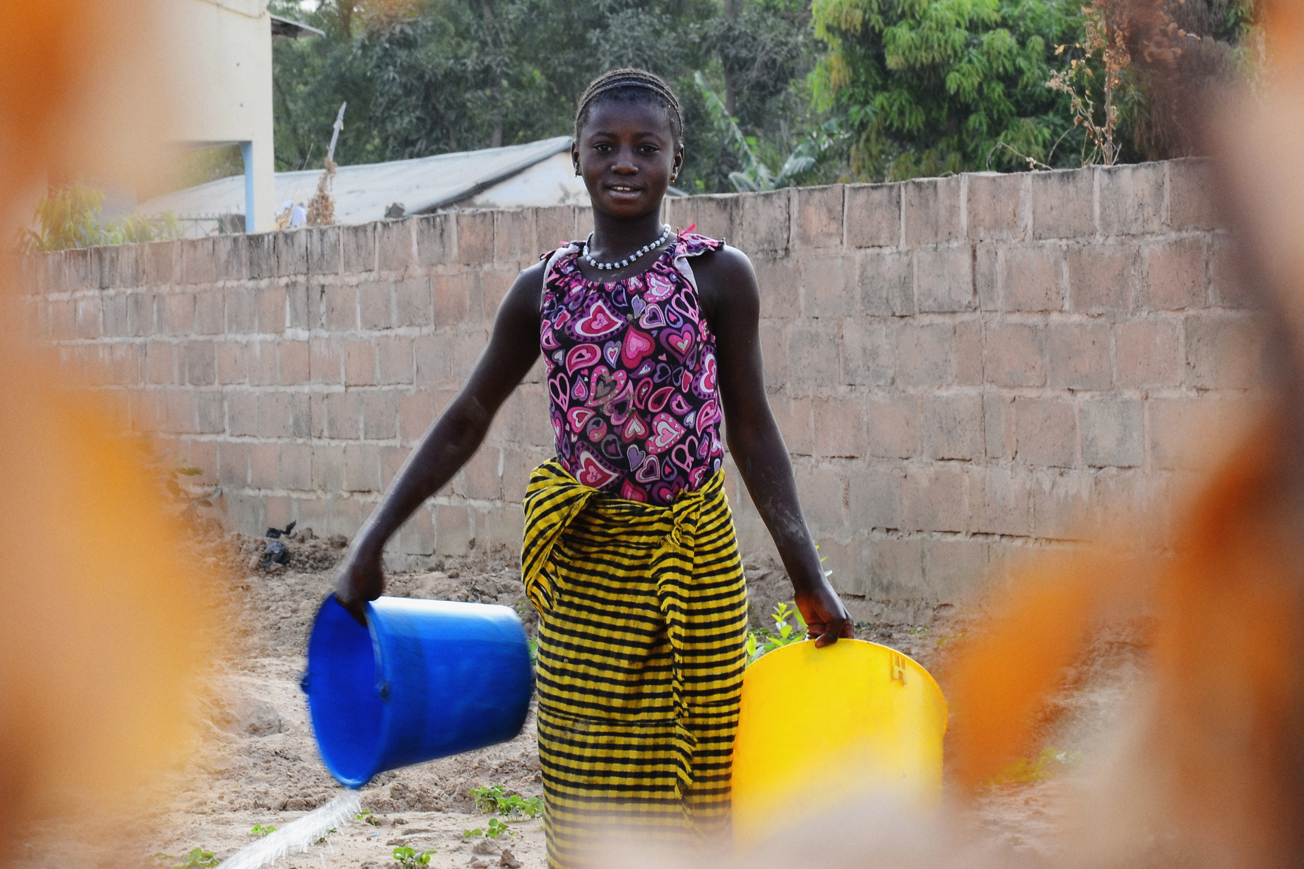 Junge Frau aus Gambia