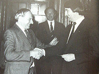 Übergabe des Activity-Erlöses an SOS-Gründer Hermann Gmeiner - Foto: Lions Club