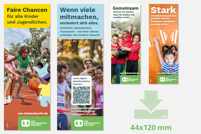 SOS-Fülleranzeigen Sport 44x120