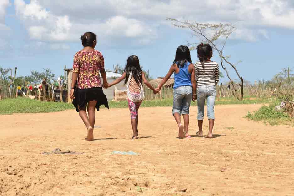 Familie, die von Venezuela nach Kolumbien geflüchtet ist - Foto: SOS-Kinderdörfer Kolumbien