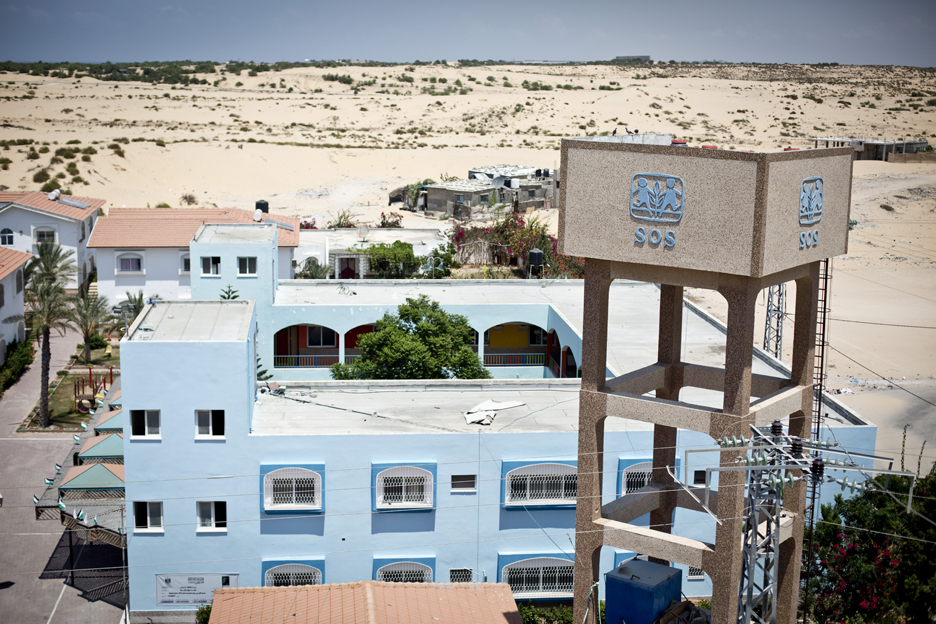 Bild: Das SOS-Kinderdorf Rafah in Gaza - Foto: Virginie Nguyen Hoang