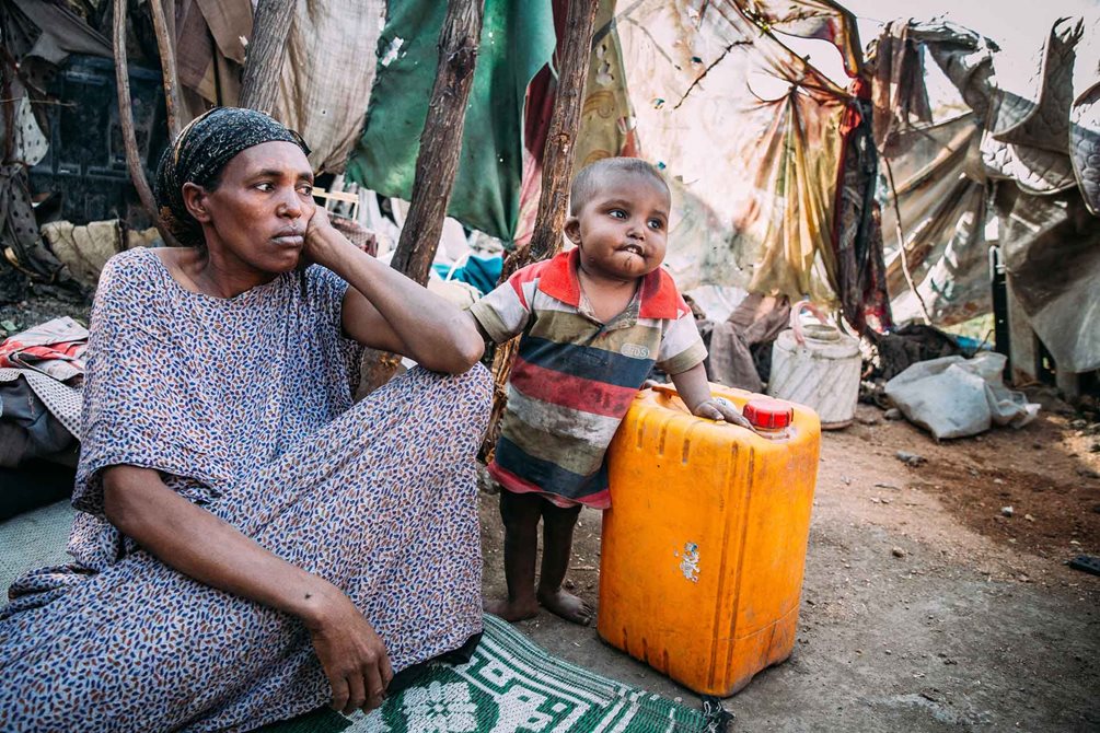 Zermürbt durch ihre Armut: Die Depression lähmt Misrujundi.
