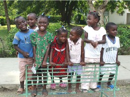 Kinder im SOS-Kinderdorf Cap Haitien