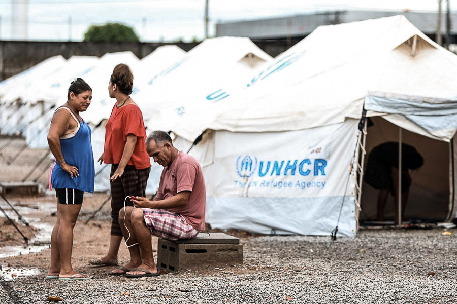 Flüchtlingscamp in Brasilien