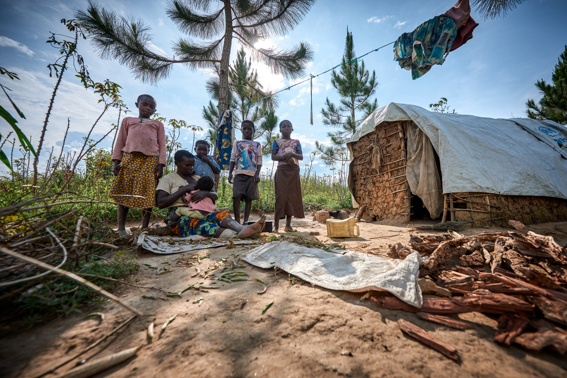 Immer mehr Familien flüchten aus der Demokratischen Republik Kongo nach Uganda