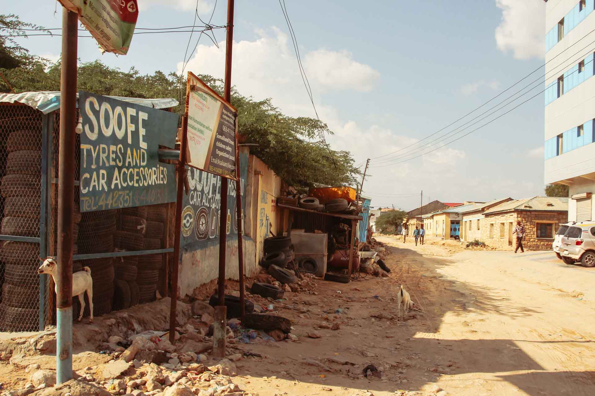 Straße in Hargeisa, Somaliland. Foto: Florian Staudt