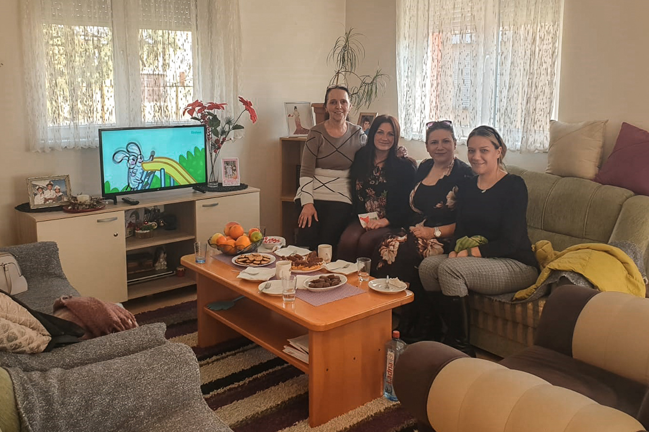SSP-Kollegin Ramona Nowacki (2 v.l.) besuchte Anfang des Jahres das SOS-Kinderdorf in Skopje.