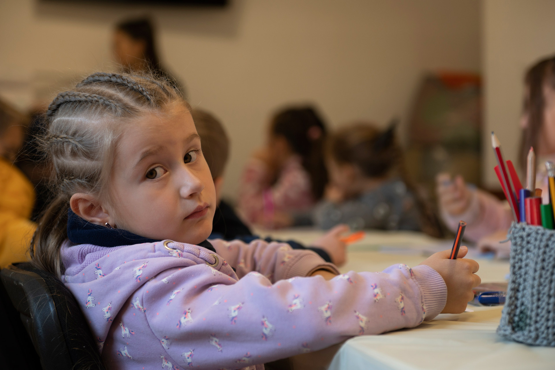 Psychologische Hilfe der SOS-Kinderdörfer für ukrainische Kinder