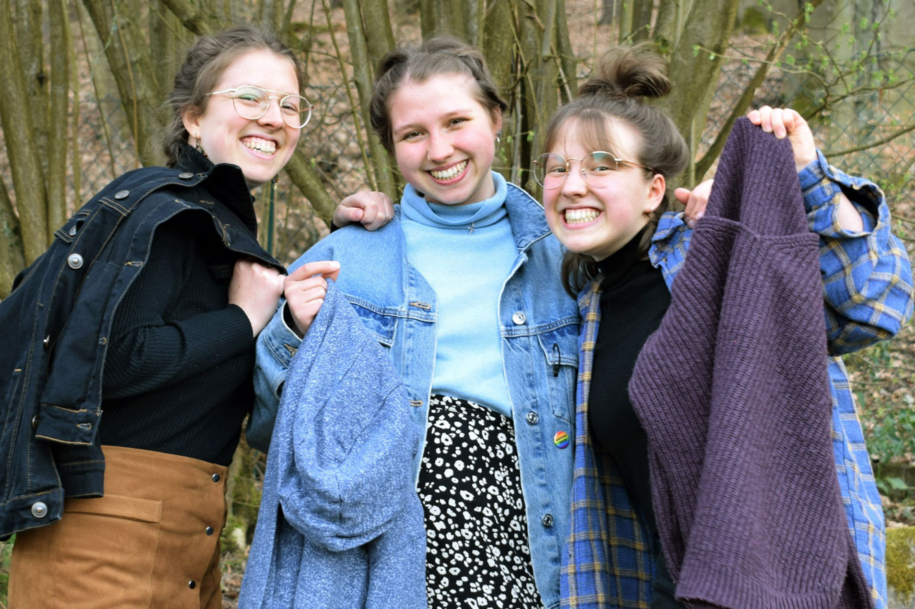 Tabea, Julia und Damaris Schünemann unterstützen die SOS-Kinderdörfer
