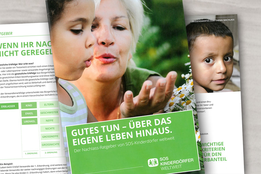 Broschüre des Nachlass Ratgebers.