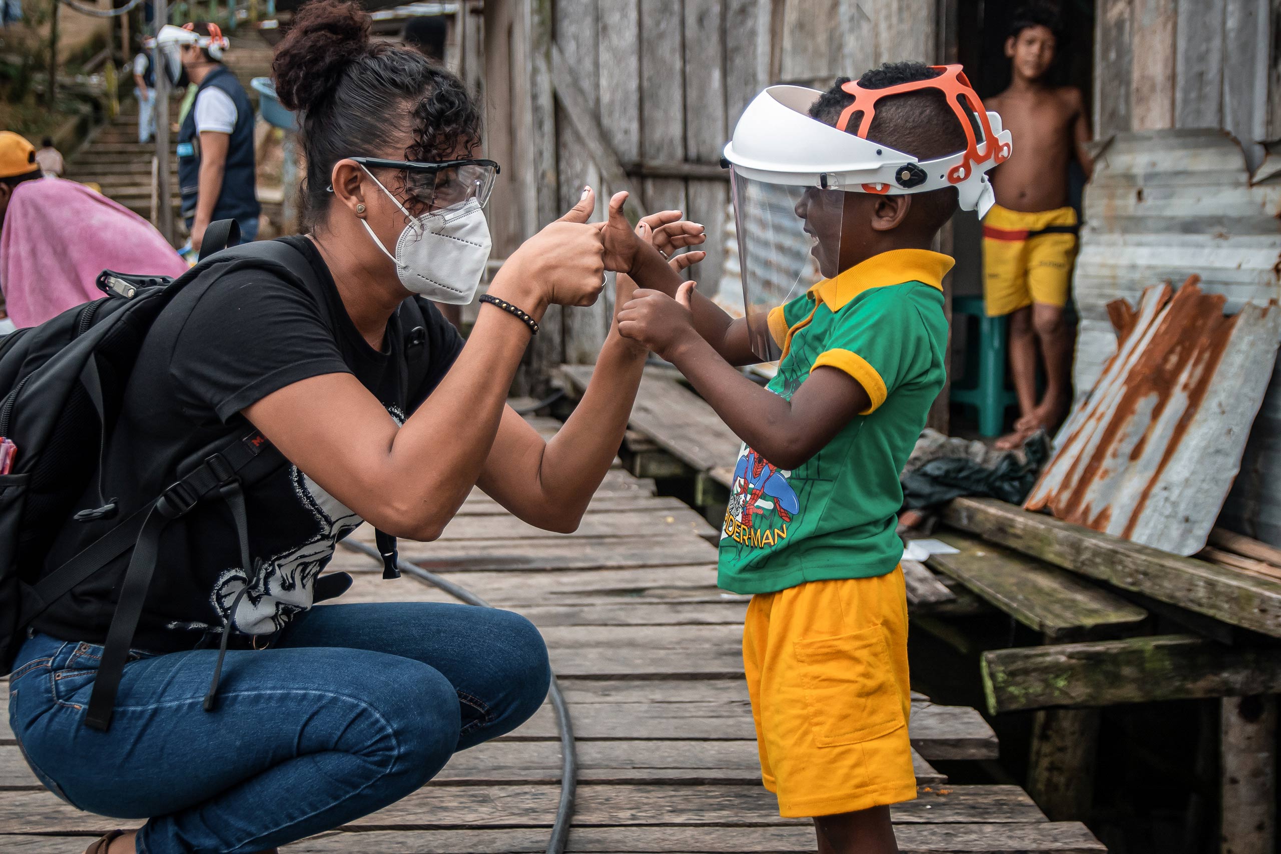 Hilfe der SOS-Kinderdoerfer in Ecuador