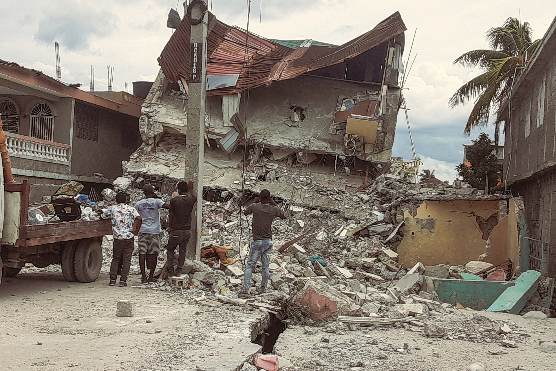 Schäden nach Erdbeben Haiti