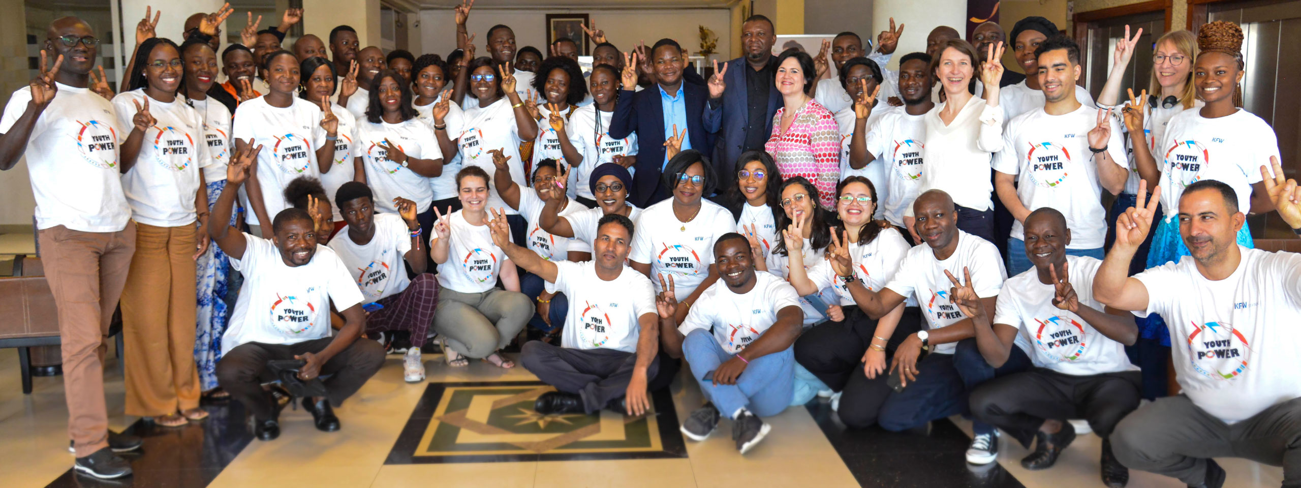 Teilnehmer:innen der Youth Power Africa Konferenz. Foto: SOS-Kinderdörfer weltweit