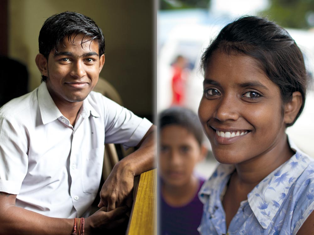 Jugendliche in Indien