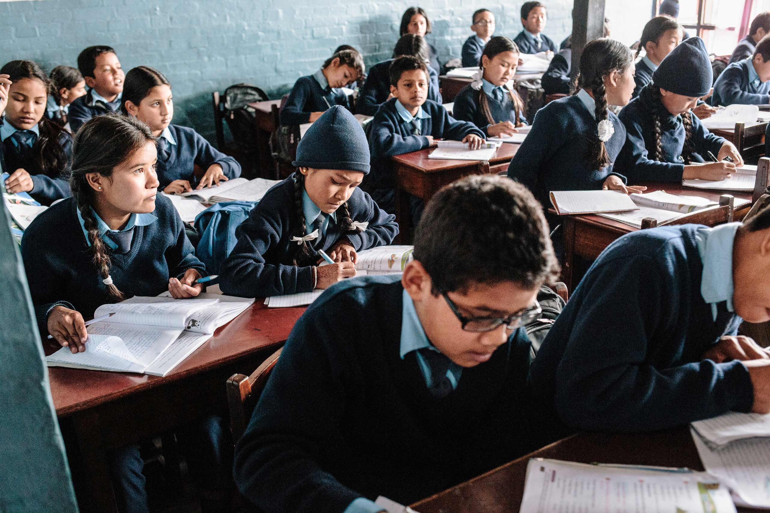 Schule der SOS-Kinderdörfer in Nepal