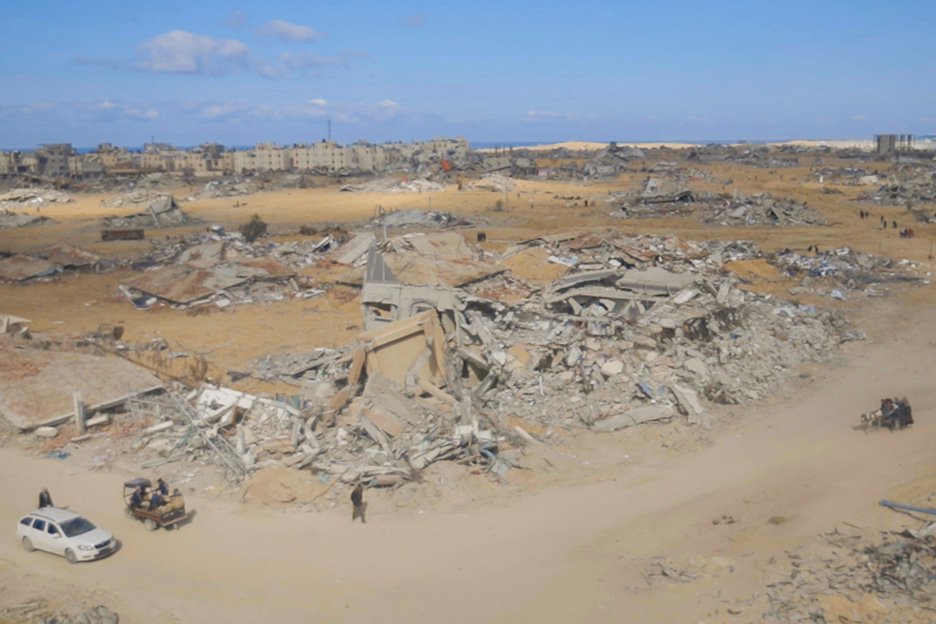 Zerstörtes SOS-Kinderdorf Gaza Rafah