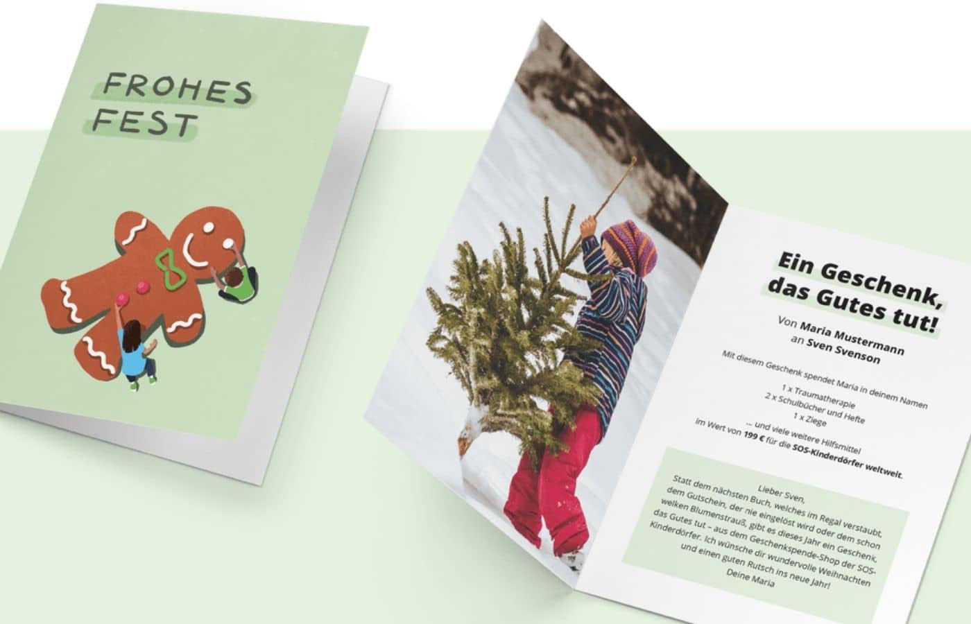 Weihnachten Spenden statt Schenken SOSKinderdörfer
