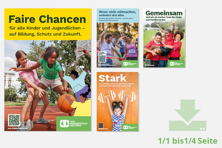 SOS-Fülleranzeigen "Sport" 1/1 bis 1/4 Seite