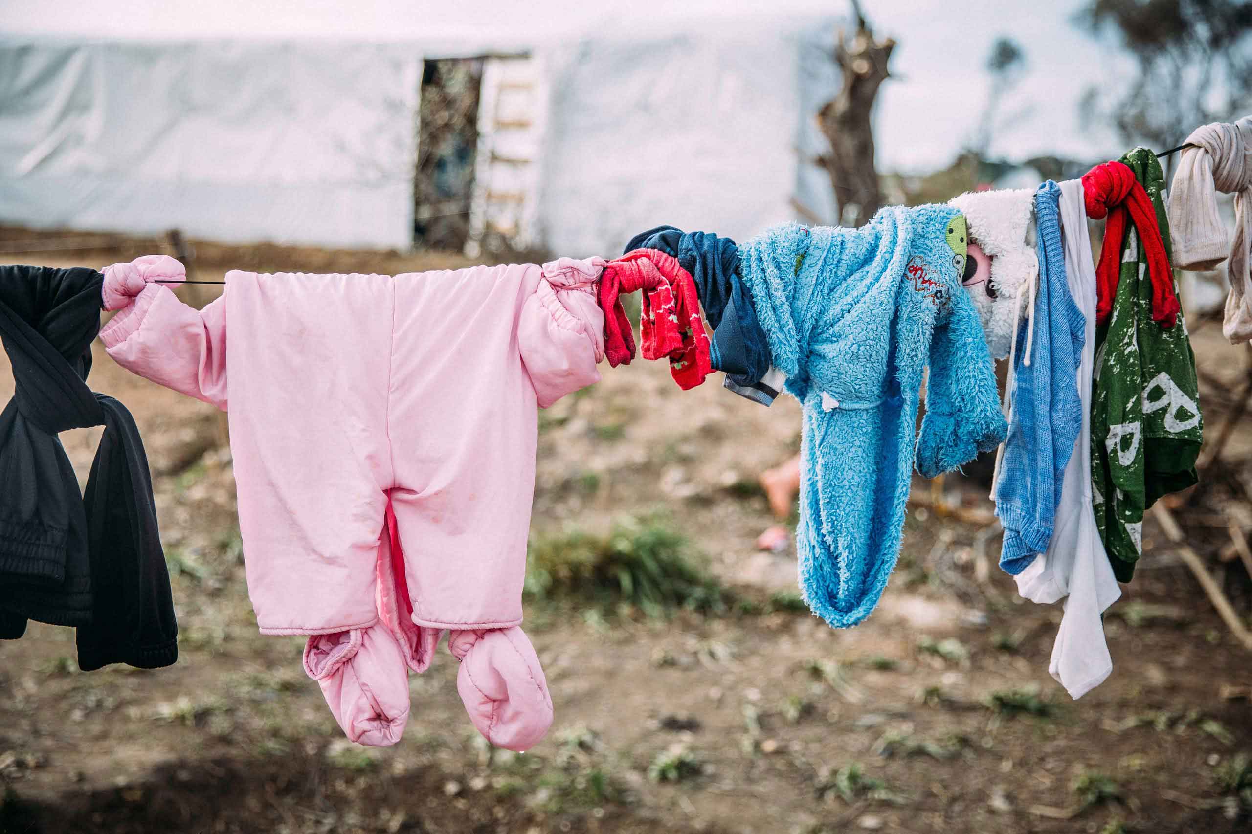 Nach wie vor leben Flüchtlingskinder auf Lesbos unter unwürdigen Bedingungen. Foto: Alea Horst