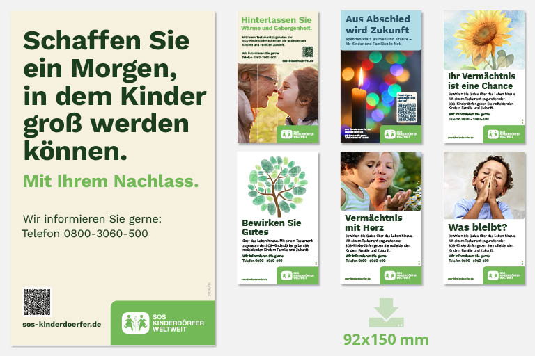 SOS-Fülleranzeigen 92x150