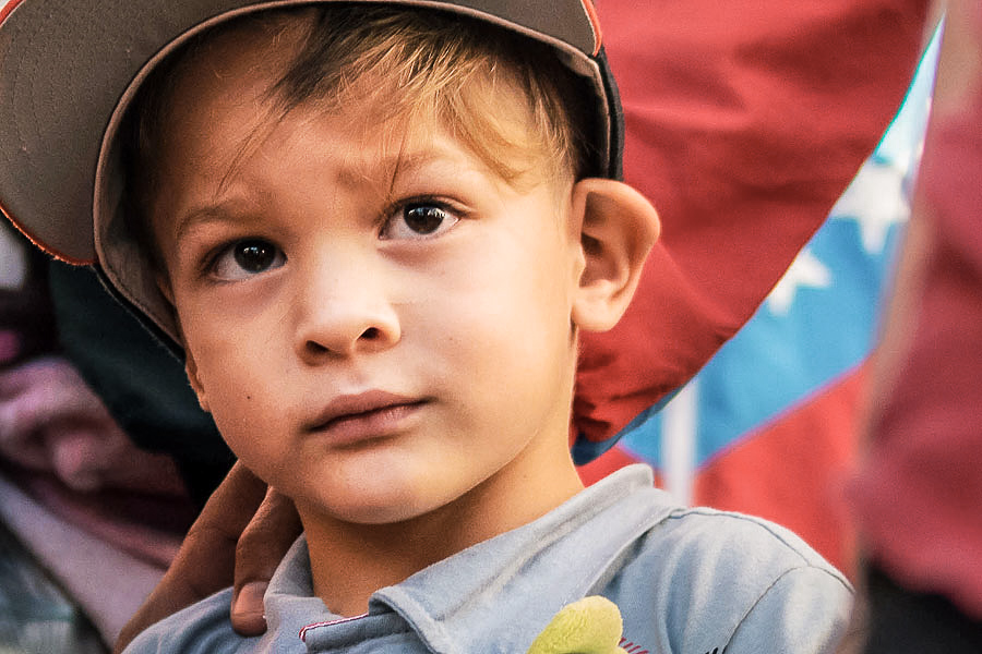 Flüchtlingskind aus Venezuela