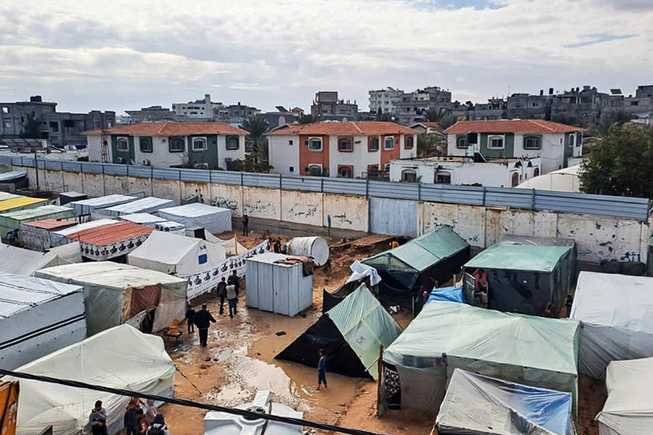Flüchtlingslager in Rafah