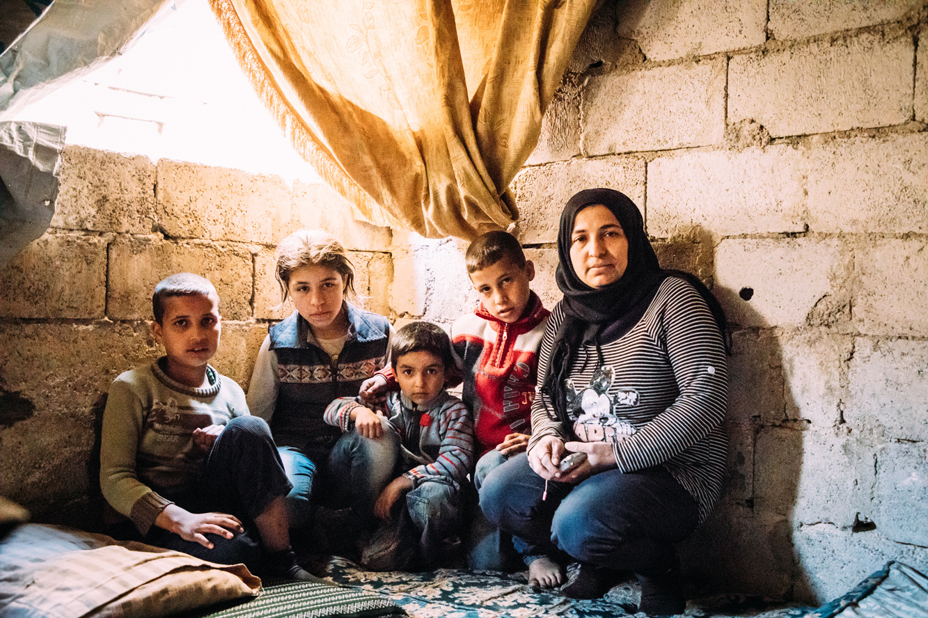 Verzweifelte Familien in Syrien. Foto:Alea Horst