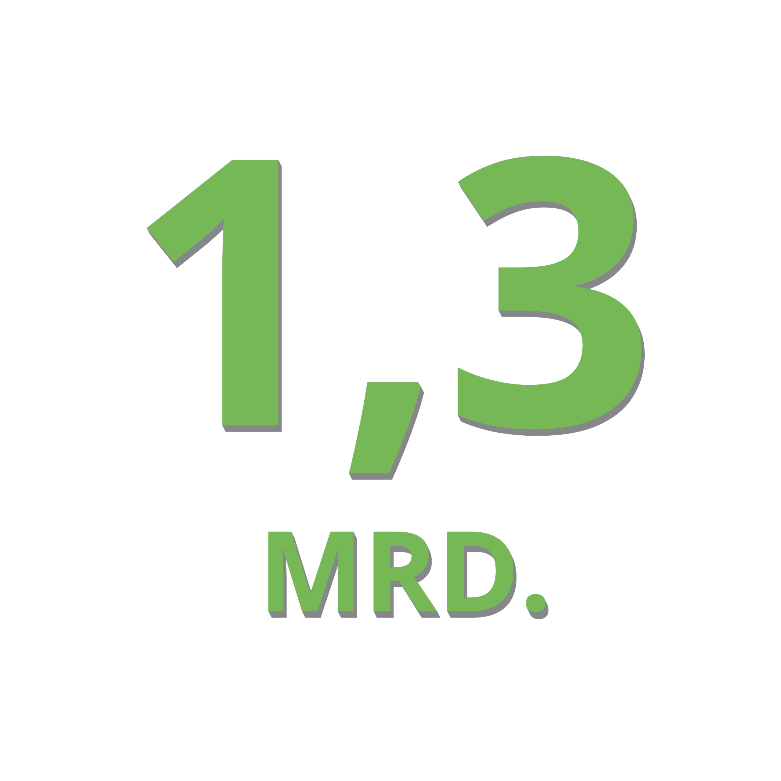1,3 Milliarden