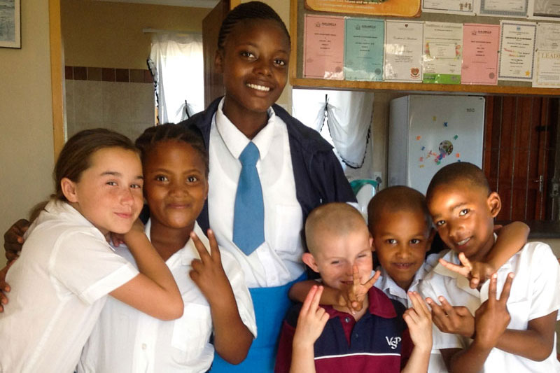 Kinder im SOS-Kinderdorf Kapstadt, Südafrika