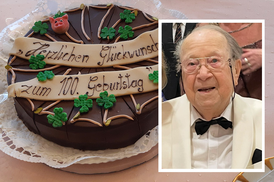 Johann Fanto zum 100. Geburtstag. Foto: Privat