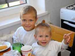 Kinder im SOS-Sozialzentrum