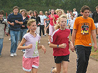 Großes Engagement der Schüler: Manche liefen 30 Runden!