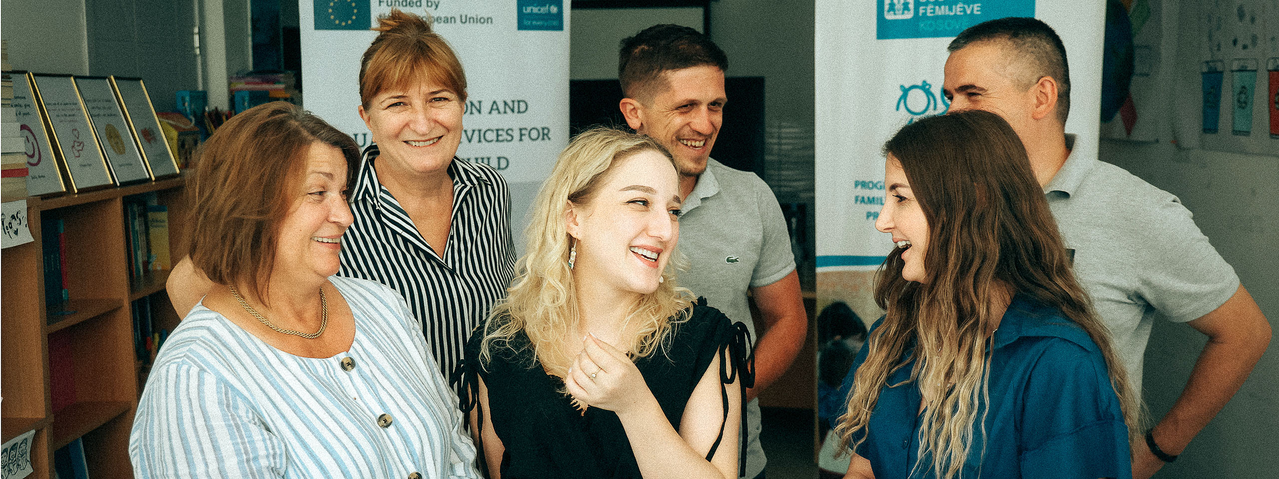 Das Team der SOS-Kinderdörfer im Kosovo