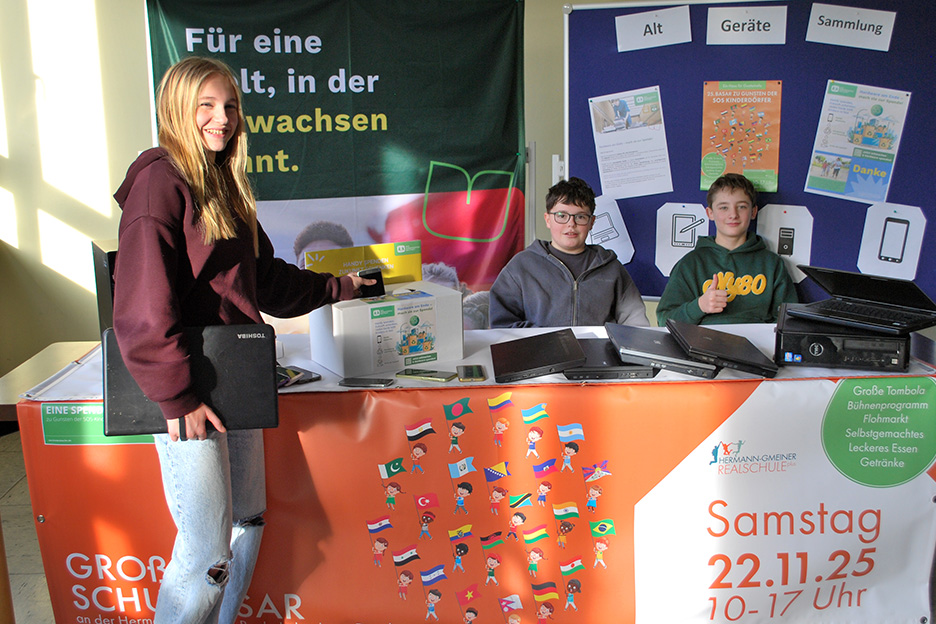 Spendenaktion der Realschule Plus Daaden