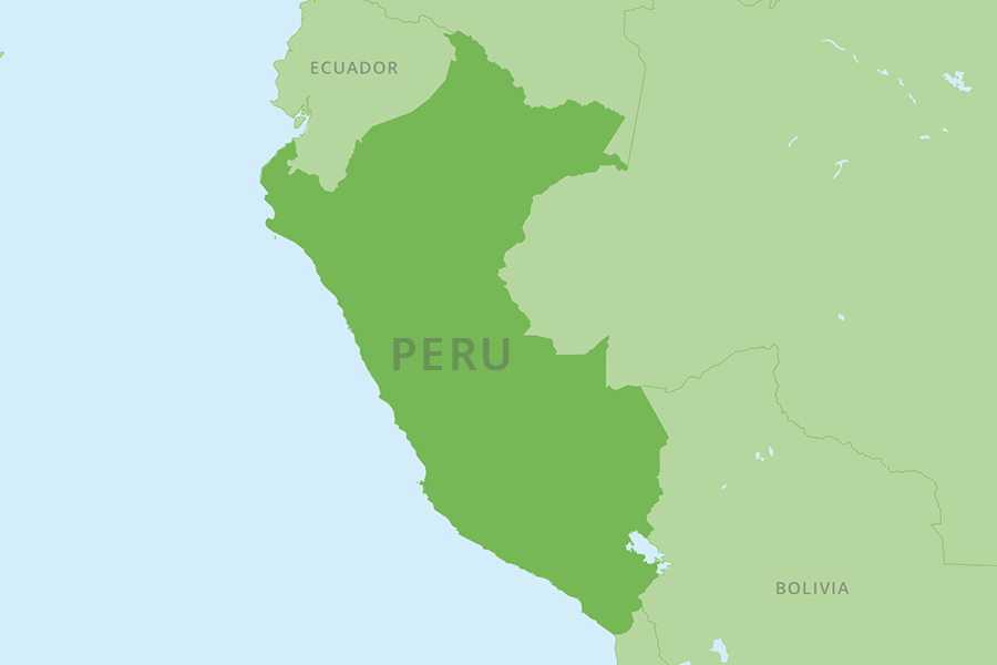 Karte SOS-Peru