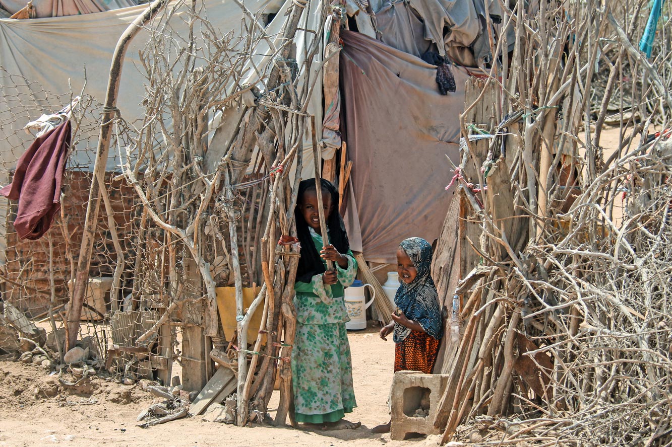 Mädchen in Somalia