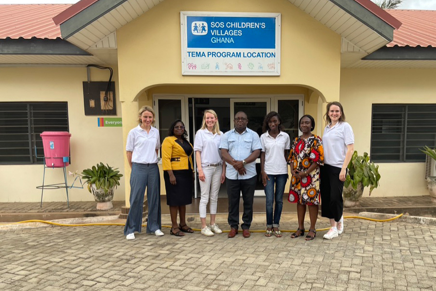 Besucherinnen von AmaliTech in Ghana