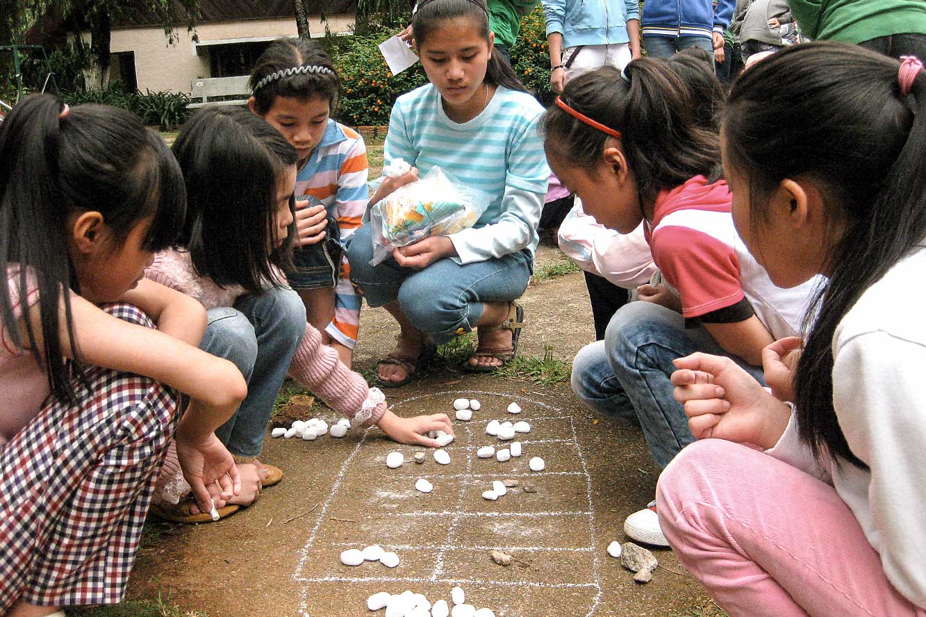 spielende Kinder in Vietnam