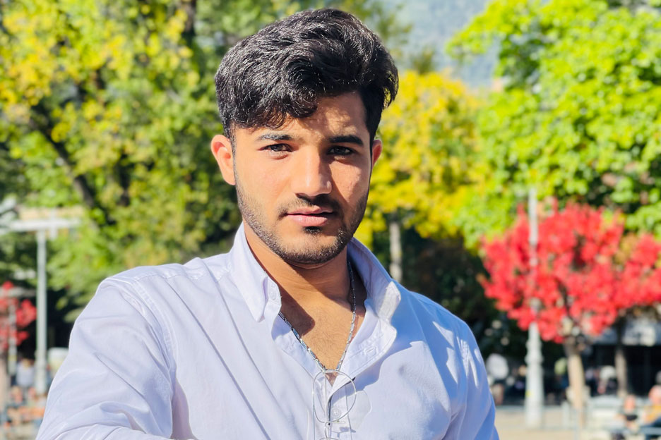 Junger Mann aus Afghanistan