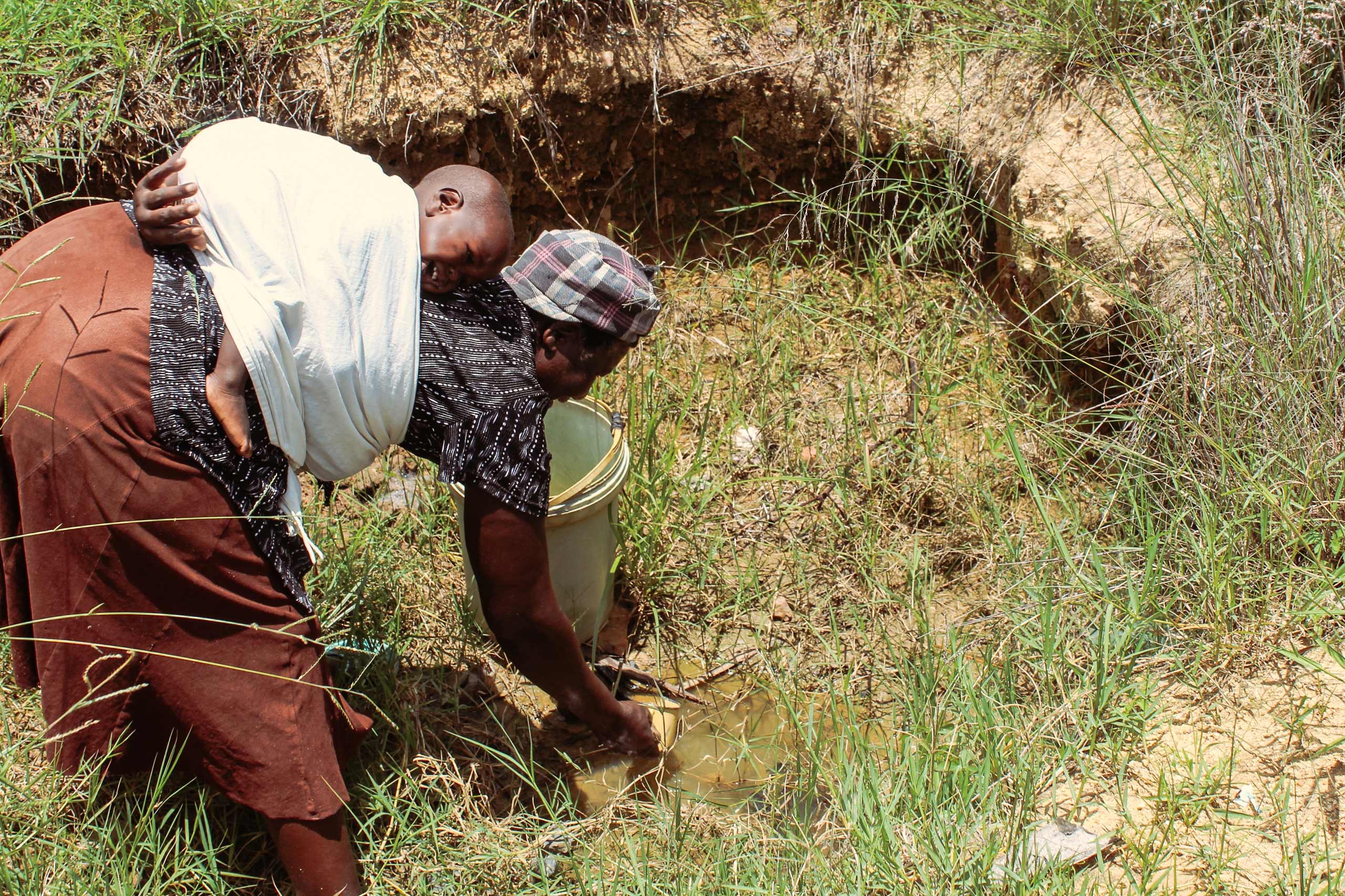 Duerre und Hunger im suedlichen Afrika