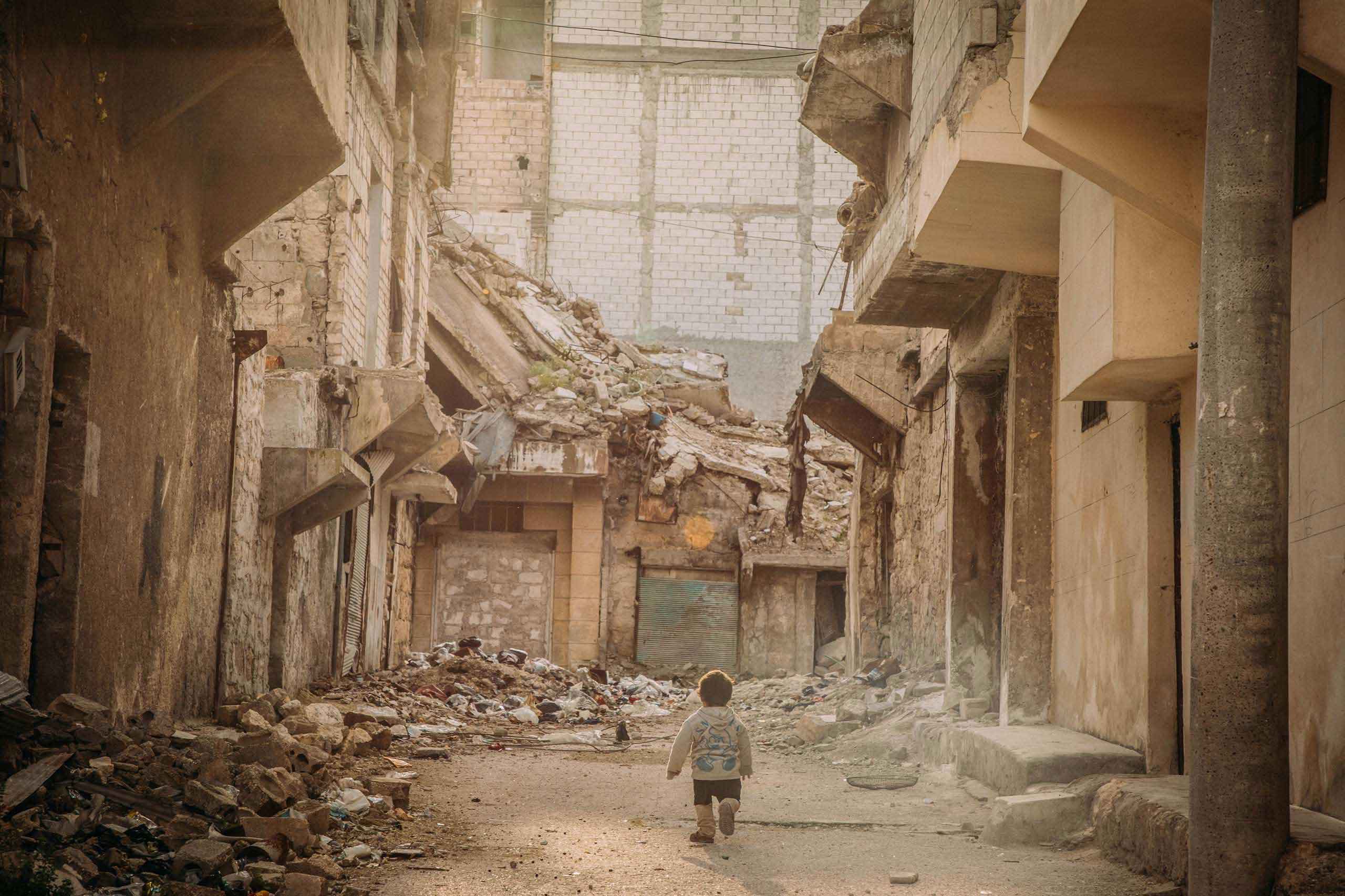 Syrien Aleppo Kind