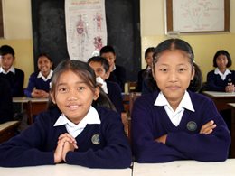 Schulkinder in Nepal