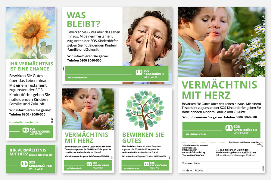 Fülleranzeigen Nachlass aktuelle Motive