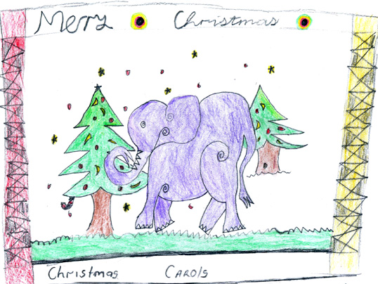 Kinderbild Weihnachten in Afrika