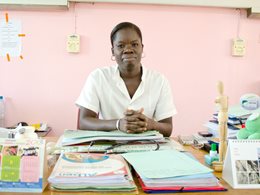 Dr. Mossane Dominique Ndour, Leitende Ärztin im Medizinischen SOS-Zentrum Kaolack im Senegal
