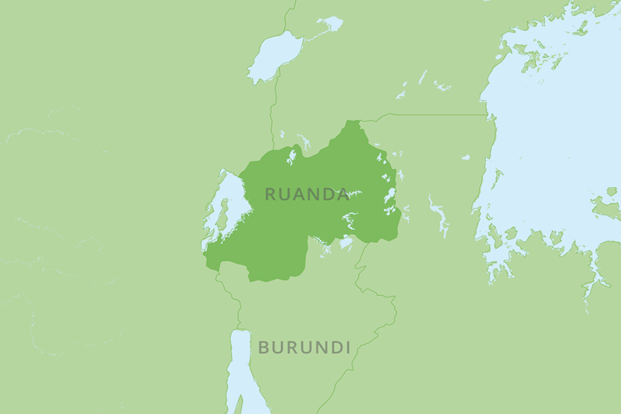 Karte: SOS-Kinderdörfer in Ruanda