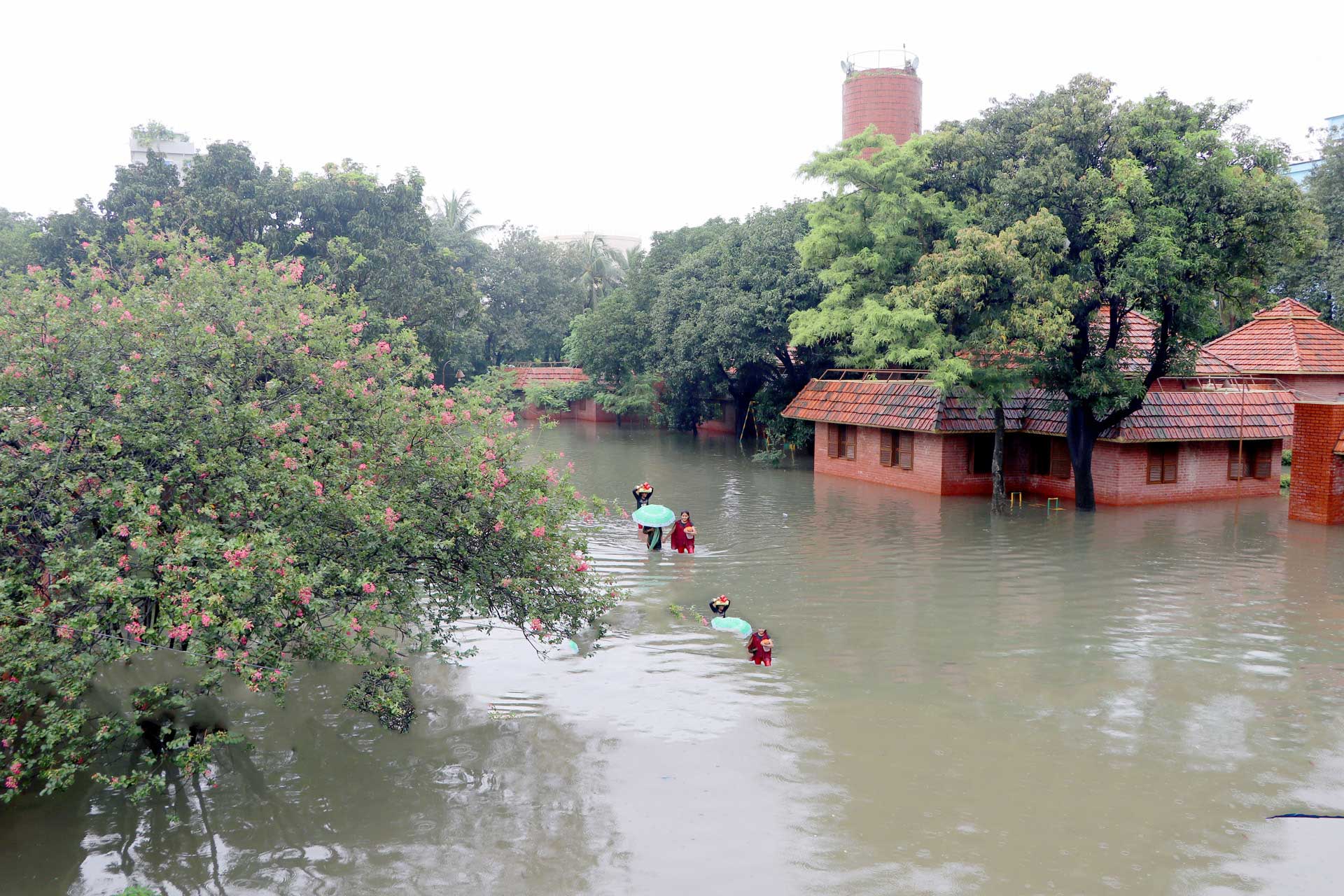 Überschwemmungen Bangladesch nach Monsun