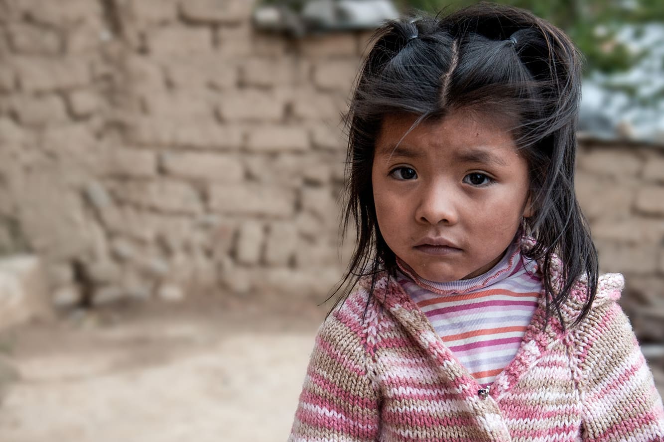 Mädchen aus Bolivien